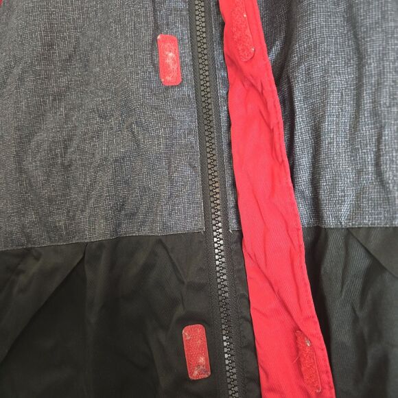 Swiss+ Tech Boys Red Full Zip Hooded Jacket Large (10-12) Fleece Lined Insulated - Picture 4 of 13